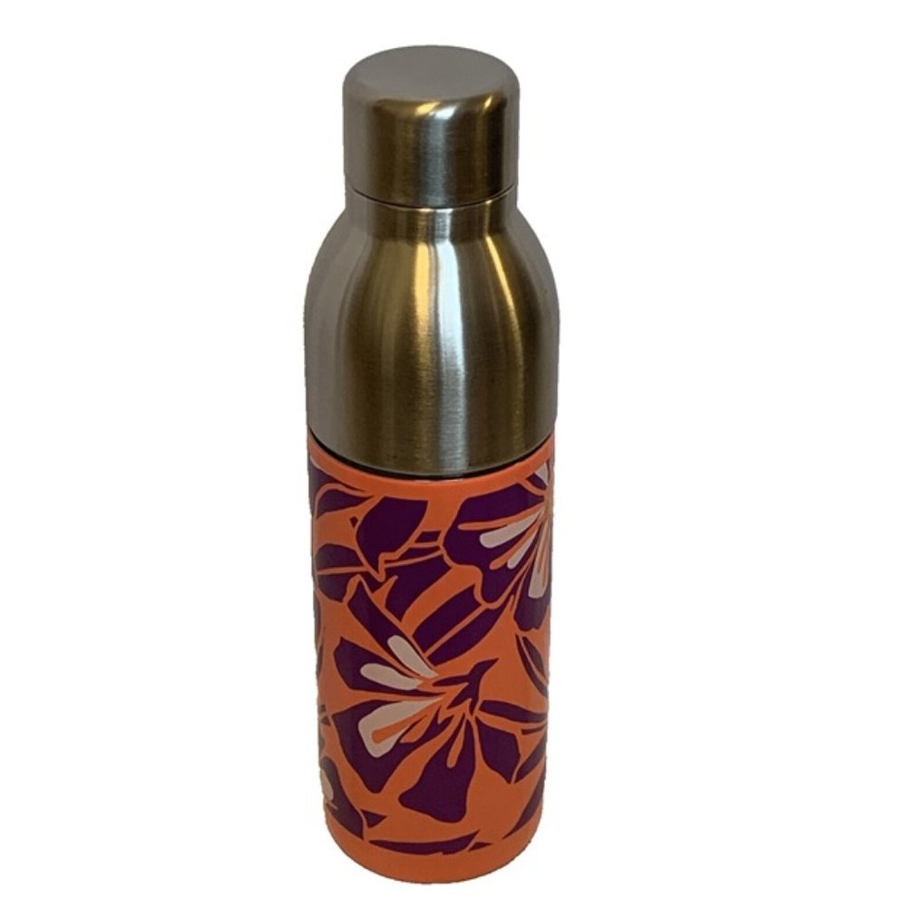 Stainless Steel Water Bottle 20oz Dual Opening Flower HD Designs Outdoors